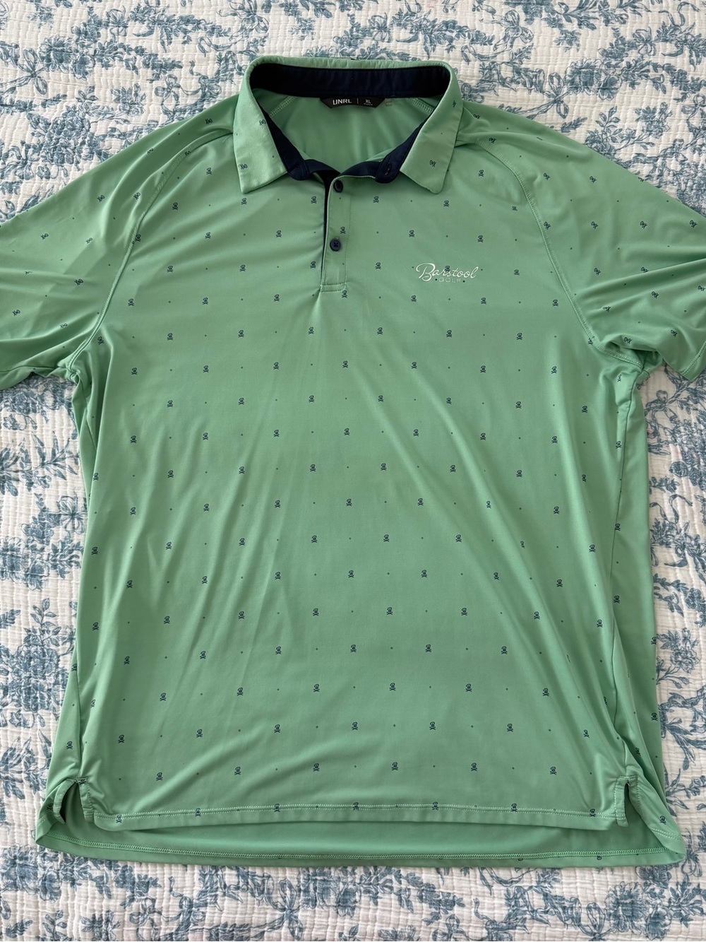 Barstool Performance Polo in Mint Green